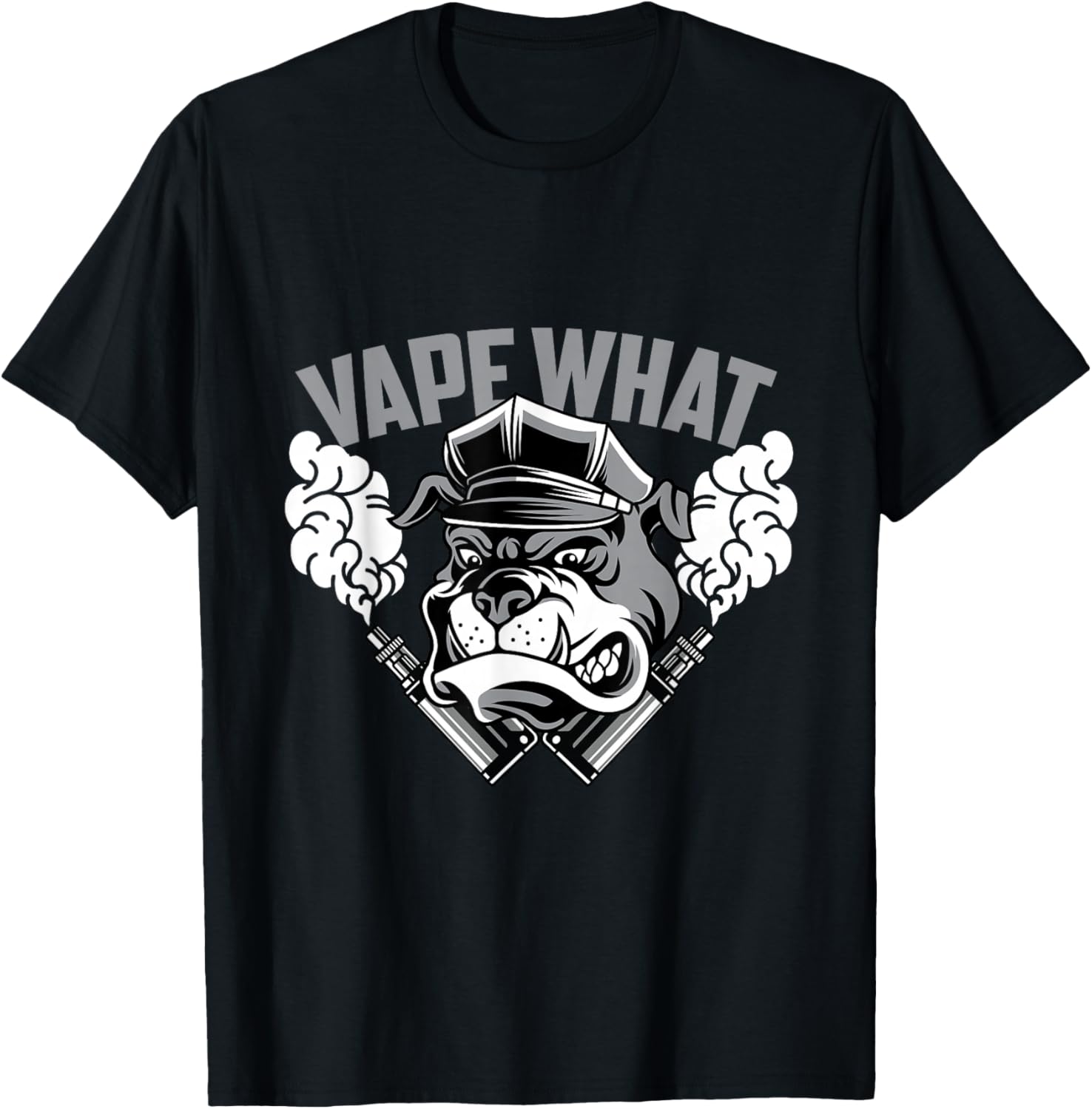 Vaping Shop - Vape What Bulldog Graphic Print Men's