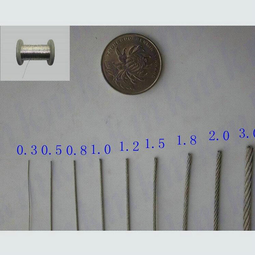 HQ HW02 SS316 Mềm Cấp Dây Cáp  - đánh giá và giá Stainless Wire Ss316