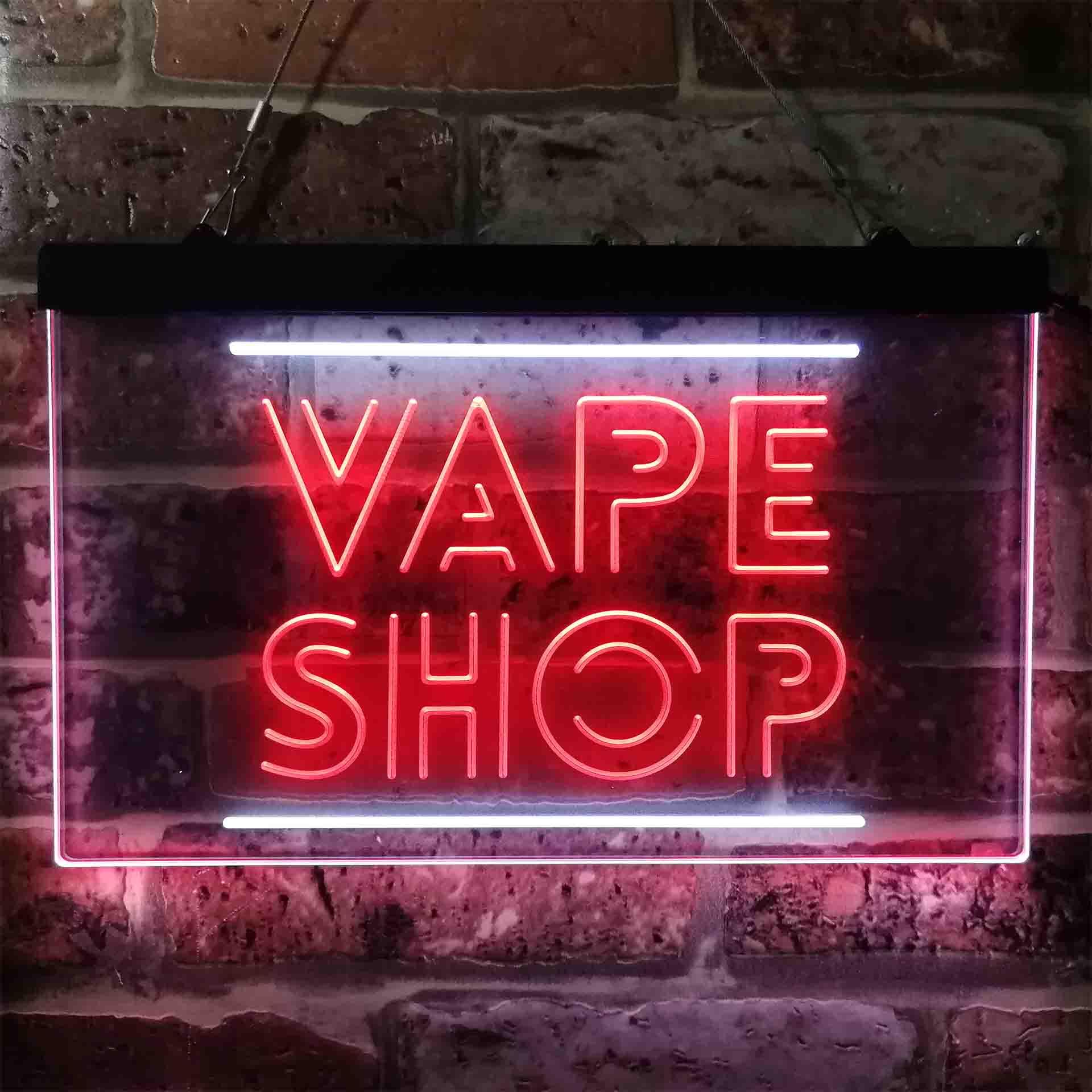 VAPE SHOP Dual Color Led Neon  - đánh giá và giá Vaping Shop