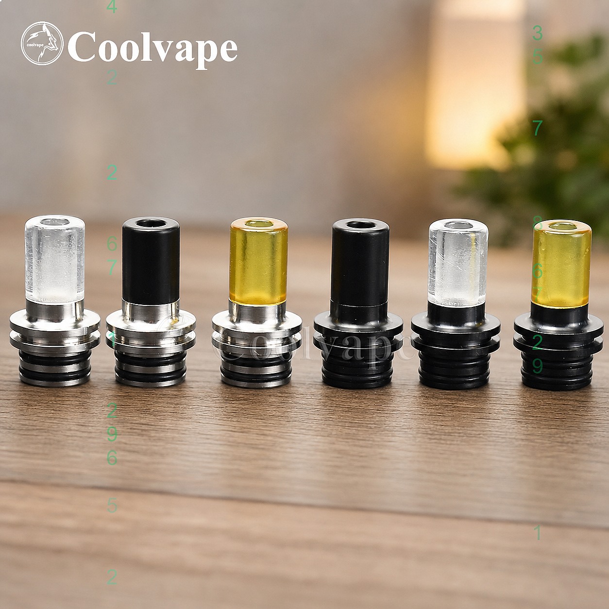 510 MTL Drip Tip Heat Resistan - đánh giá và giá Vape Accessory