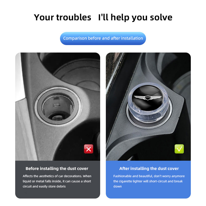 Car Cigarette Lighter Dust Cov - đánh giá và giá Vape Decoration
