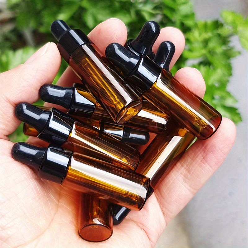 10pcs 5ml Amber Dropper Glass  - đánh giá và giá Juice Bottle Dropper