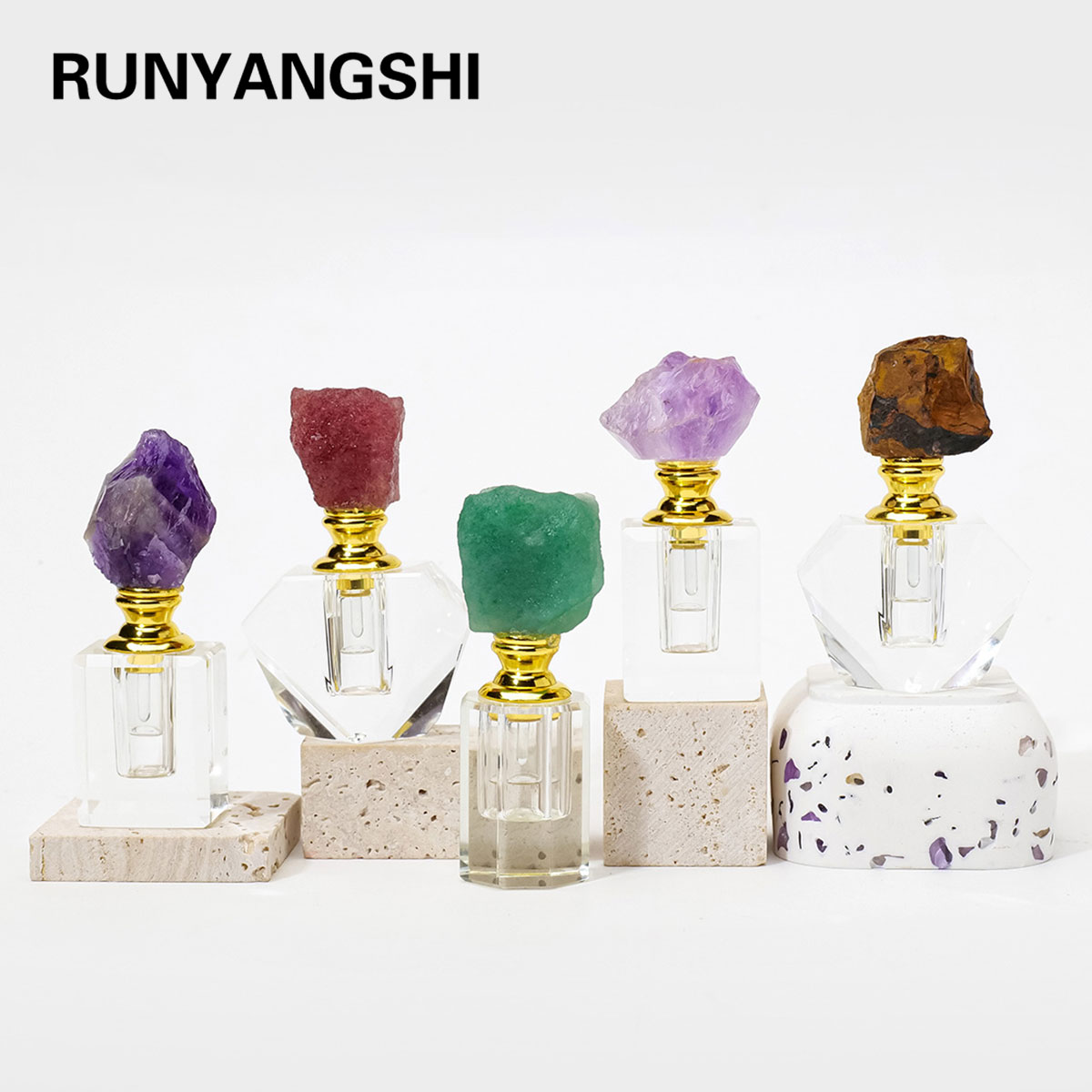 1PC Natural Amethyst Crystal C - đánh giá và giá Juice Bottle Dropper