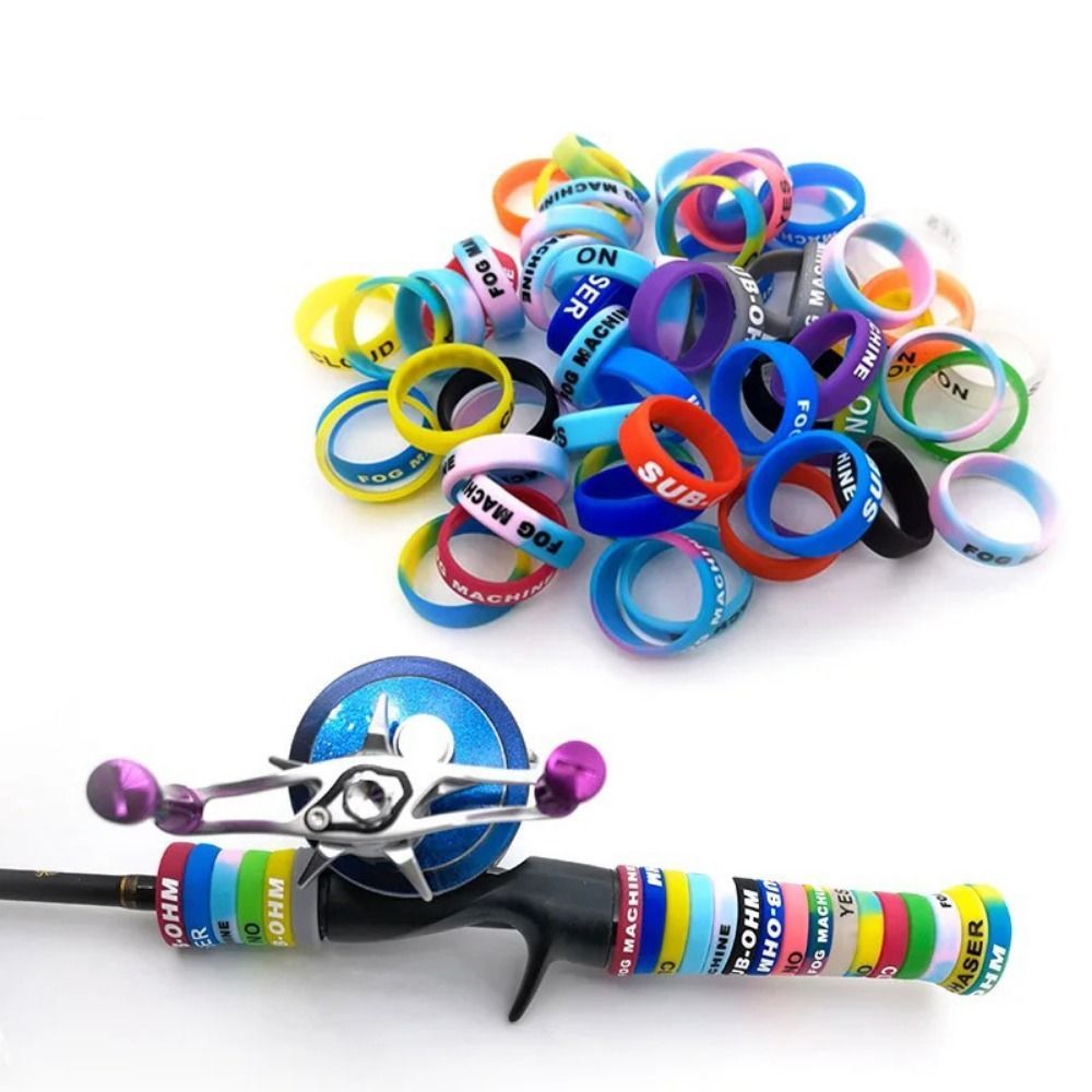 10pcs Anti-skid Fishing Rod Ha - đánh giá và giá Vape Band Silicone