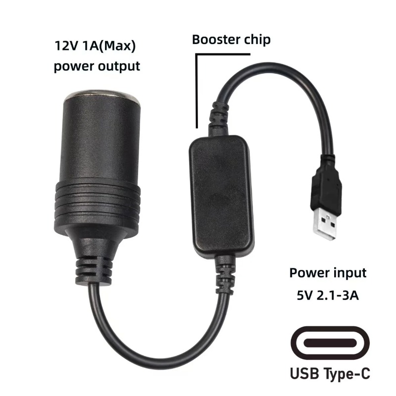 5V 2A USB To 12V Cigarette Lig - đánh giá và giá Vape Accessory