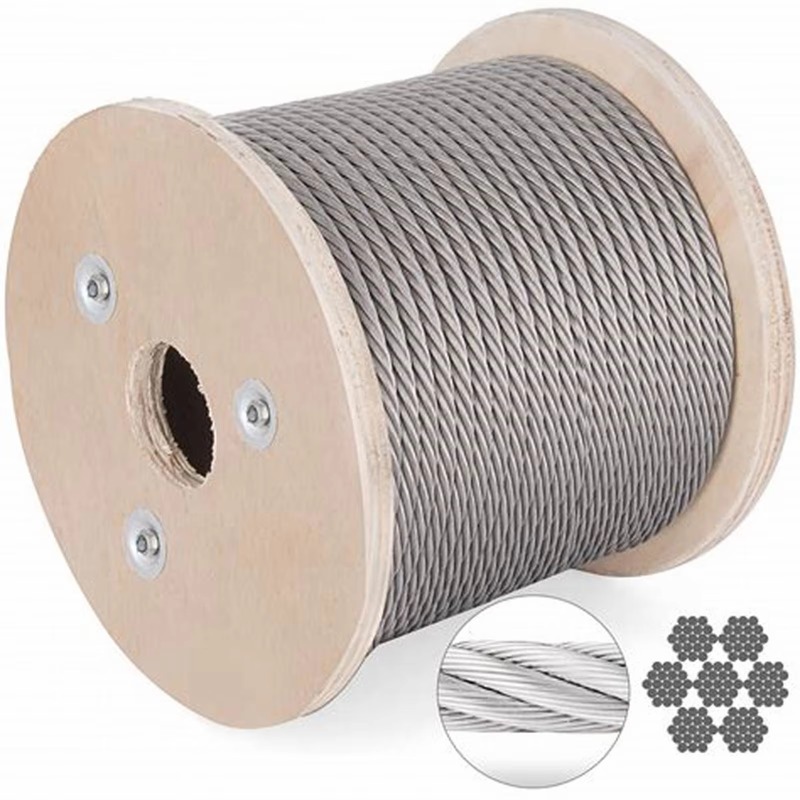 Wire Rope 7X19 Diameter 3.18mm - đánh giá và giá Stainless Wire Ss316