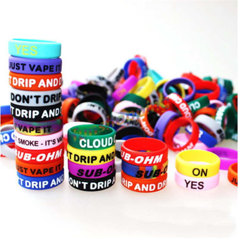 10 Cái/lốc Nhiều Màu Chống Trơ - đánh giá và giá Vape Band Silicone