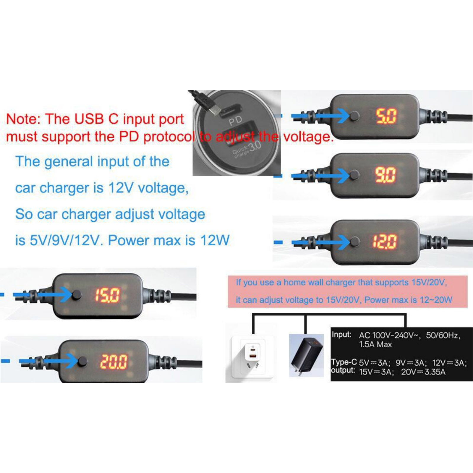 1Pc USB-C to 12V Car Cigarette - đánh giá và giá Accessories Experts Vape