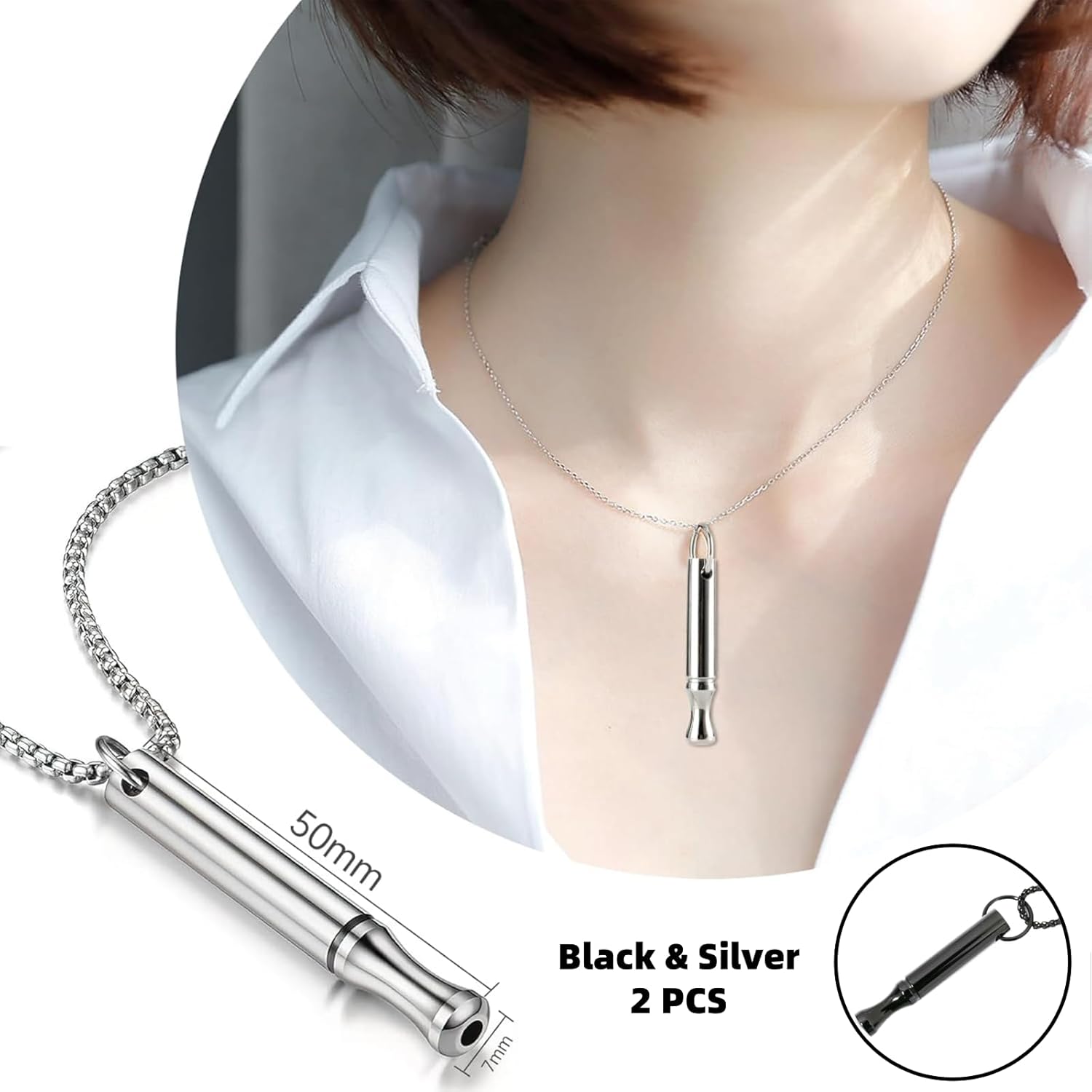 Titanium Steel Breathing Neckl - đánh giá và giá Vape Accessory