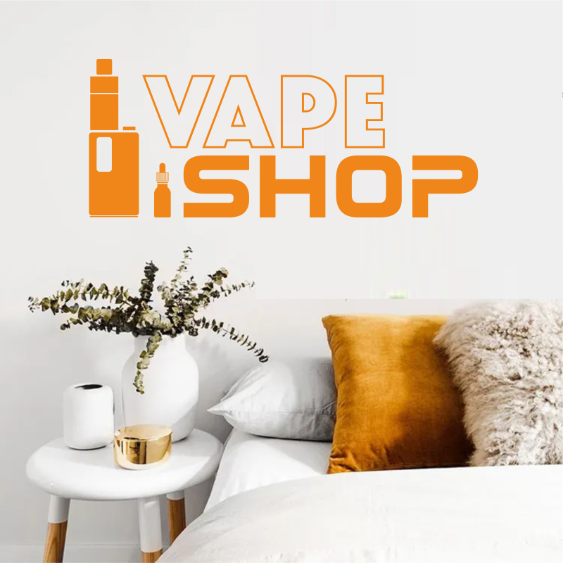Vinyl Wall Decals Vape Shop Si - đánh giá và giá Vaping Shop